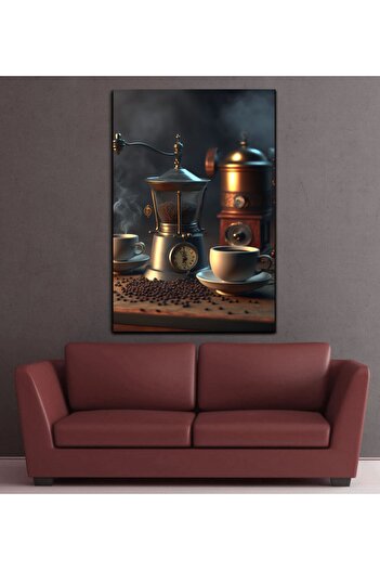 YZ DEKOR Turkish Coffee Themed Canvas Painting