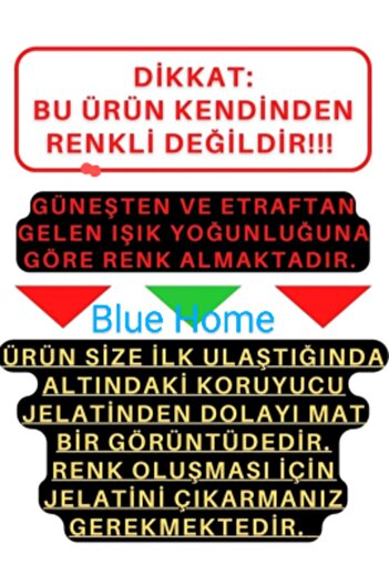 Blue Home MEİWA Japon Teknolojisi 3Dxc Statik Cam Folyosu Filmi /Boyut: 92 cm x 1 Mt -GS2