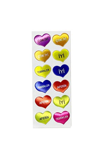 Limmy Sticker Embossed Stiker Notebook, Planner Label Very Good, Congratulations, Well done (cb445) 16x7 Cm