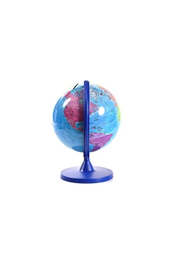 Artı Işıksız 7 Renkli Dünya Küre ( Yerküre ) 16 Cm
