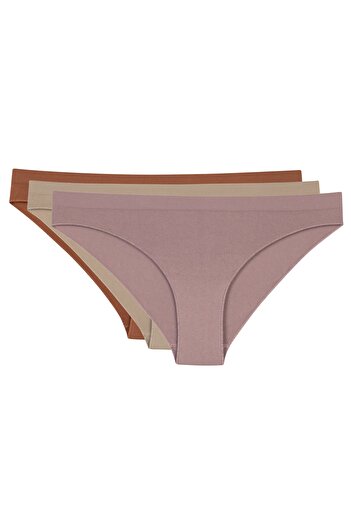 Los Ojos 3 Pieces Seamless Classic Panties 3xClassic