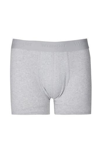 WRANGLER Regular Fit Regular Cut Gray Single Boxer