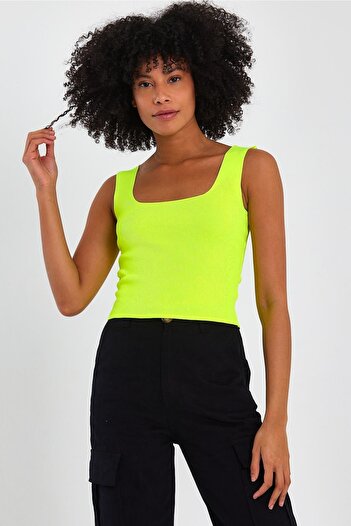 ALEXANDERGARDI ALEXANDERGARDİ SQUARE COLLAR CROP ATHLETE (A90779-S)