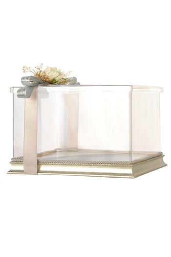 mixefor ÇEYİZ KUTUSU - DAMAT ÇEYİZ KUTUSU -GELİN ÇEYİZ KUTUSU 35cm x25cm x 20cm PLEKSİ KUTU KADİFE ZEMİNLİ