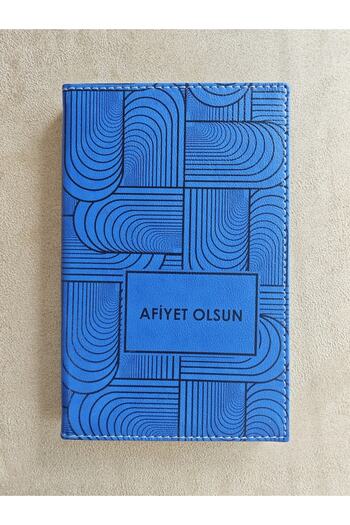 ankara menü (1 piece) 13x21 Box, Leather Account Receipt Pad, Printed Change Box, Ticket
