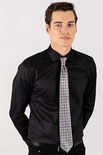 YNGMENCLASS SLIM FIT ITALIAN CUT SATIN SHIRT