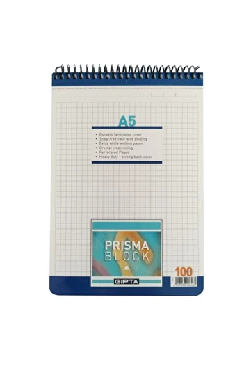 Gıpta غطاء من الورق المقوى Prisma Block Memo Pad A5 100 Ypمتقلب
