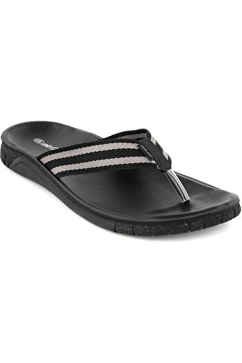 Muya Defined Anatomical Sole Wet Floor Men's Flip Flops Black