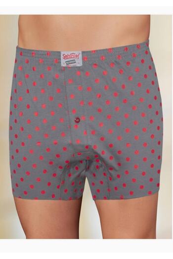 Şahinler Buttoned Men's Boxer M Kgrkm New Season (6 Pieces Pack)