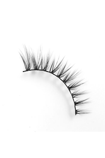 EDA LUXURY BEAUTY Mesmerize Natürel 3D Faux Mink Takma Kirpik Lüks Doğal Günlük Medium Orta Boy Seyrek False Lash Set