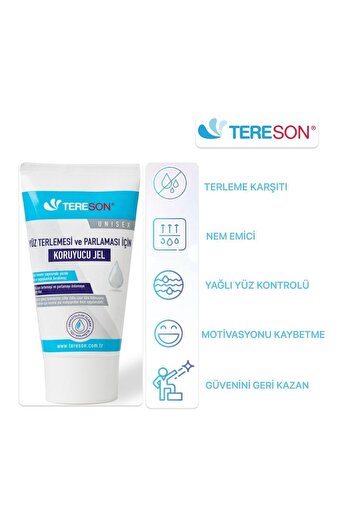 Tereson Terleme Önleyici Sprey 50 Ml + Yüz Terlemesi Ve Parlaması Için Koruyucu Jel 50 Ml