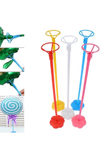 Happyland Single Leg Colorful Balloon Stand Floor Stand Balloon Stand Colorful Blue