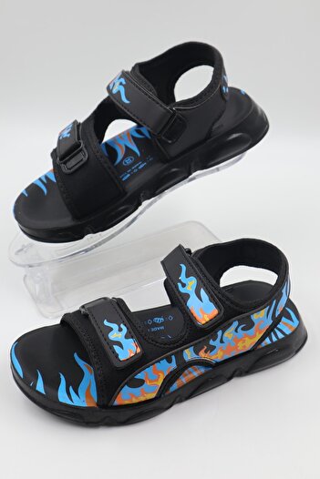 nazenintasarımlar CHILDREN'S COMFORTABLE LIGHTWEIGHT VELCOPLE SOFT DAILY SANDALS