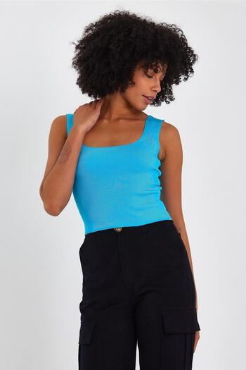 ALEXANDERGARDI ALEXANDERGARDİ SQUARE COLLAR CROP ATHLETE (A90779-S)