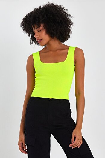 ALEXANDERGARDI ALEXANDERGARDİ SQUARE COLLAR CROP ATHLETE (A90779-S)