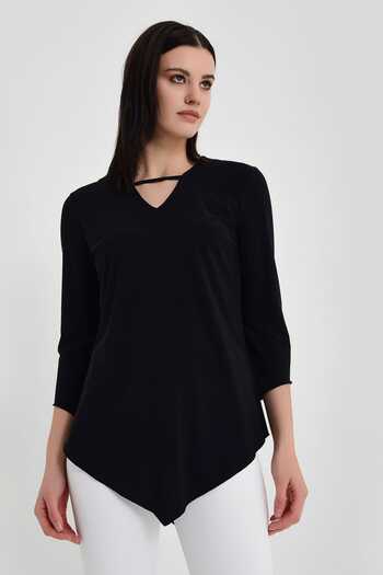 Laranor Women's Black Blouse 19L6624