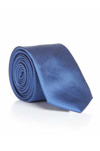 Gaffy Indigo Mavi Slim Fit (ТОНКИЙ) Однотонний тканий краватка / Ddk-01