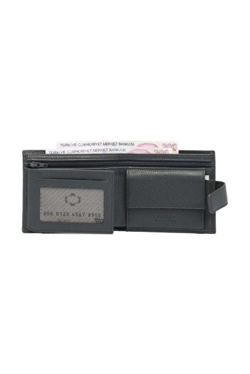 Tergan Чоловічий гаманець з натуральної шкіри, синій S1CE00001571
