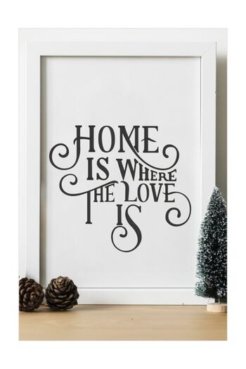 IKEA Home Is Where the Love Is Wooden 24X33 cm Design Frame