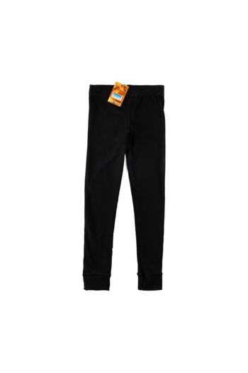 Berrak Unisex Children's Black Thermal Bottom Underwear 848 01 Leggings