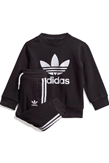 adidas Σετ αθλητικής φόρμας μαύρης παιδικής φόρμας - Ed7679 Crew