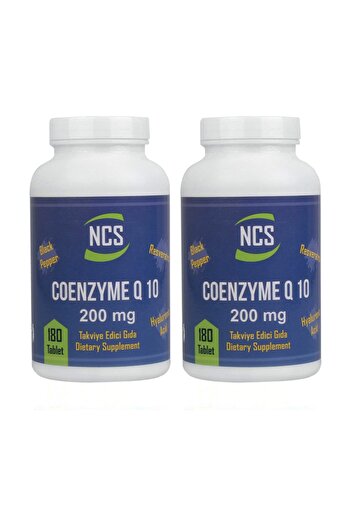 NCS Coenzyme Q-10 200 Mg 180 Tablets X 2 Pieces