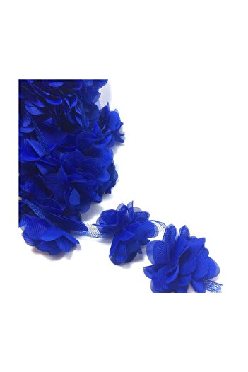 CAN 12 bucăți tăiate cu laser metru flori de tul Sax Blue – Tulle – Tulle – Tulle