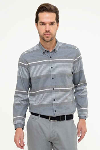 Pierre Cardin Μπλε Slim Fit πουκάμισο - Κομψό και άνετο