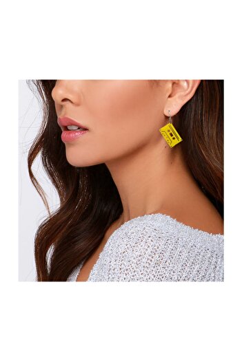 Probest Cassette Earrings - Yellow