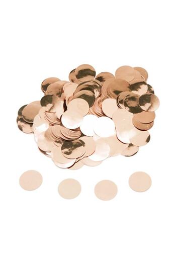 Big Party Flake Inside Balloon Confetti Rose Gold 20 gr