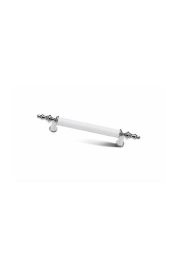 İNTERİO Modele de mânere rustice de lux modern dulap de bucătărie sertar mâner de mobilier 128 mm alb - crom