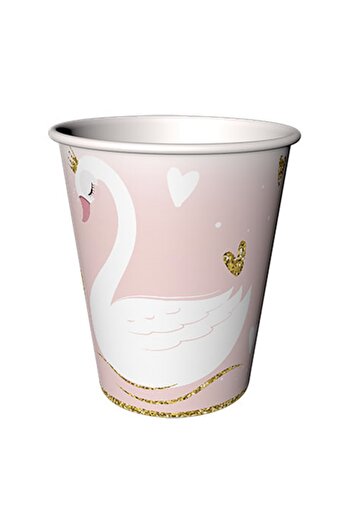 Chuva Plate-Cup Swan 8 Pieces