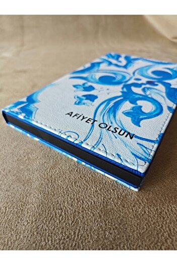 ankara menü (1 piece) 13x21 Box, Leather Account Receipt Pad, Printed Change Box, Ticket