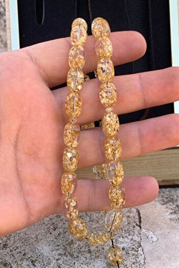 Doğan Silver Erkek Hediyelik Altın Varaklı Sertifikalı Tesbih Dgn5067