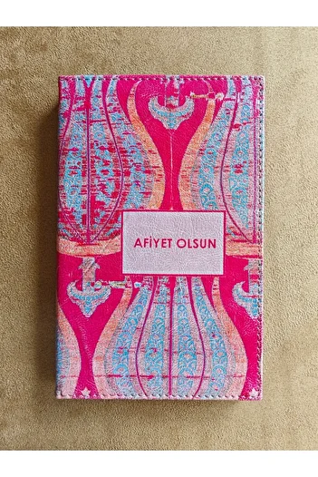 ankara menü (1 piece) 13x21 Box, Leather Account Receipt Pad, Printed Change Box, Ticket