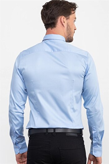 YNGMENCLASS SLIM FIT ITALIAN CUT SATIN SHIRT