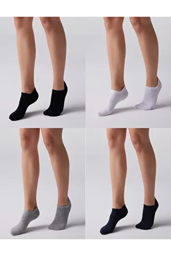 Nova Socks УНИСЕКС ПРЕМИУМ БЕЗШЕВНИ БАМБУКОВИ НЕВИДИМИТЕ ЧОРАПИ ЗА МАРАТОНКИ, КОМПЛЕКТ ОТ 4 БРОЯ, РАЗЛИЧНИ ЦВЕТОВЕ