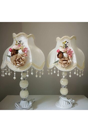 Dekovien 2 Pieces Floral Special Design Lampshade - Decorative Items A555