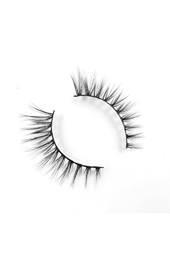EDA LUXURY BEAUTY Mesmerize Natürel 3D Faux Mink Takma Kirpik Lüks Doğal Günlük Medium Orta Boy Seyrek False Lash Set