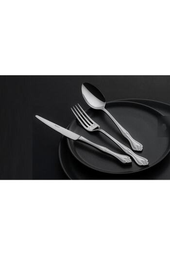 Nehir Lalezar Cutlery Set - 42 Pcs. Spoon and Fork Set