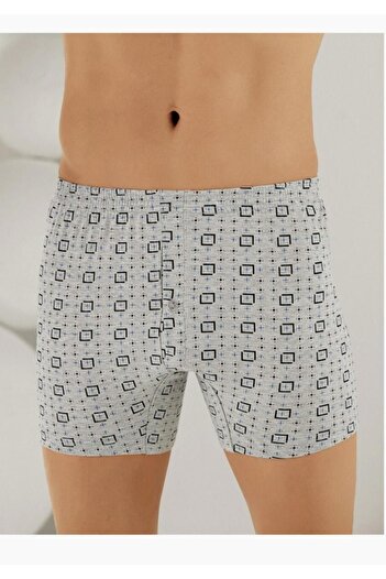 Şahinler Combed Cotton Buttoned Boxer White M New Season (10 Pieces Economical Pack)