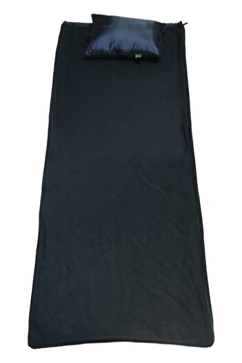 CAMP STORY DEP FLEECE BLANKET TYPE PILLOWED SLEEPING BAGS BLACK