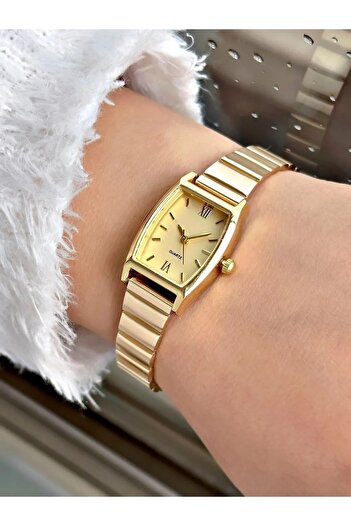 İnogge Luxury Tasarım Gold Kadın Kol Saati