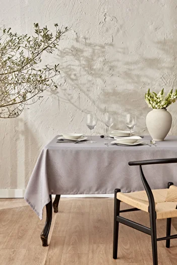 Karaca Home Gray Chesney Carefree Table Cloth
