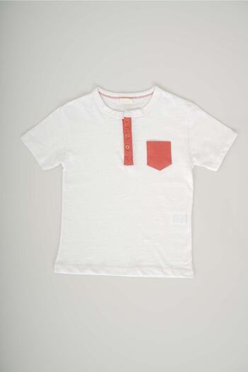 MİNİKO KİDS BABY BOY SET WITH POCKET MODEL AND BUTTONED COTTON SHORTS