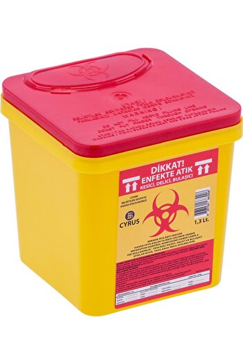 CYRUS Tıbbi Atık Kovası 1.3 Lt