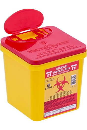 CYRUS Tıbbi Atık Kovası 1.3 Lt