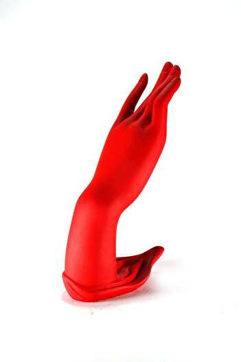 Jagdel Red Leaf Hand Jewelry Mannequin Is Designed with Stylish and High-Quality Polyester Material.