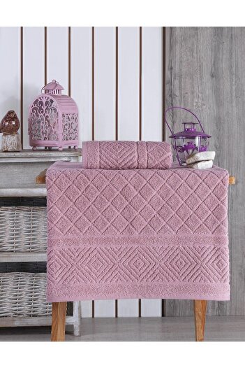 Kardelen Bath Towel Set of 2 Bath Towels| 100% Cotton