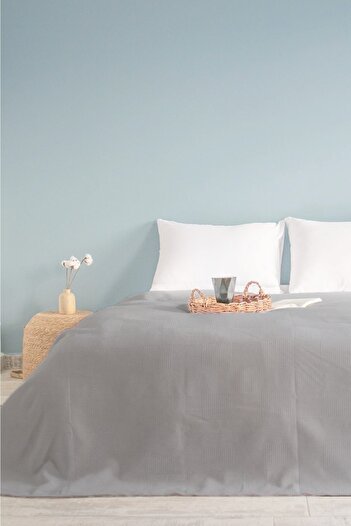 sethome collection Set Home Double Gray Checkerboard Patterned Pike, Checkered Hotel Pike 200x230